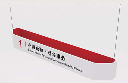 吊挂式指示牌